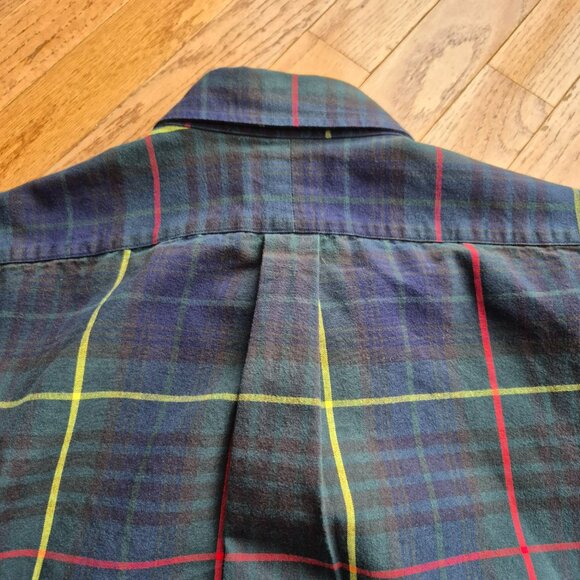 Polo Ralph Lauren Classic Fit Pony Shirt Men's XL Button Up Green Plaid - Picture 8 of 14